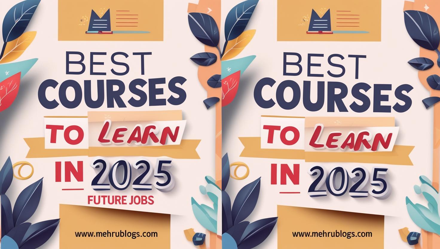Best Courses to Learn in 2025 for Future Jobs Give me Thumbnail Images for 20250729 110435 0000