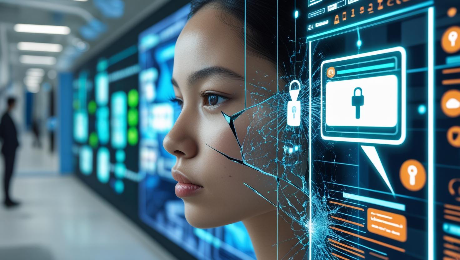 digital divide 2025, future of tech and privacy, online security and authenticity, data privacy concerns, ethical AI, digital literacy gap