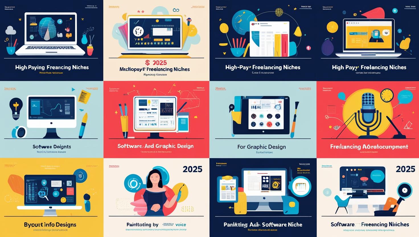 freelancing niches that pay well in 2025, high paying freelance jobs, best freelance careers, earn money online 2025