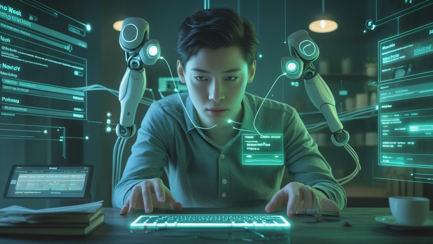 AI lifestyle experiment, living with AI, artificial intelligence in daily life, AI productivity hacks, letting AI control life, Ai run my life for 7 days.
