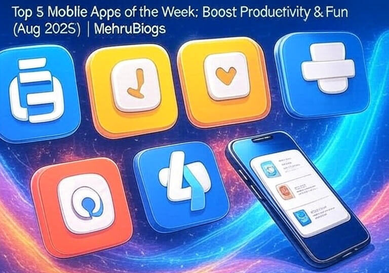 mobile apps of the week, productivity apps August 2025, fun apps 2025