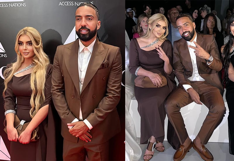 Sheikha Mahra engagement ring 2025, French Montana Dubai princess, Paris Fashion Week proposal 2025, celebrity engagements 2025