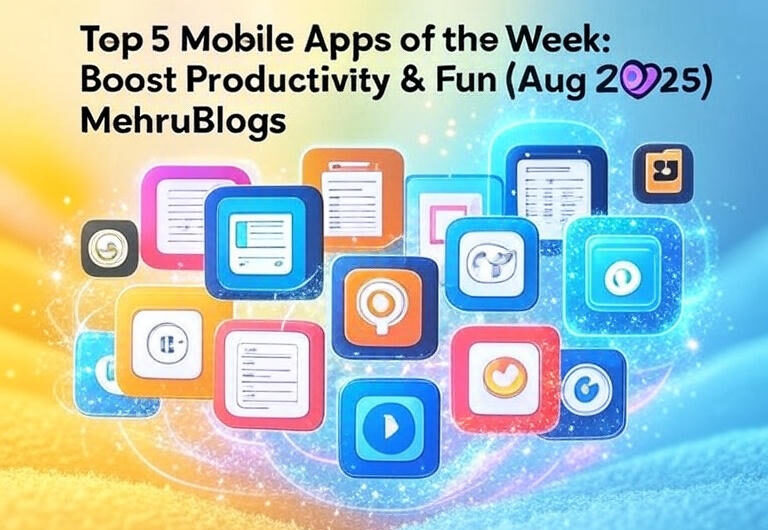 mobile apps of the week, productivity apps August 2025, fun apps 2025