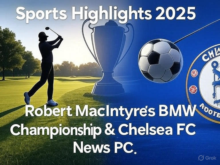 Sports Highlights 2025: Robert MacIntyre’s BMW Championship and Chelsea FC News
