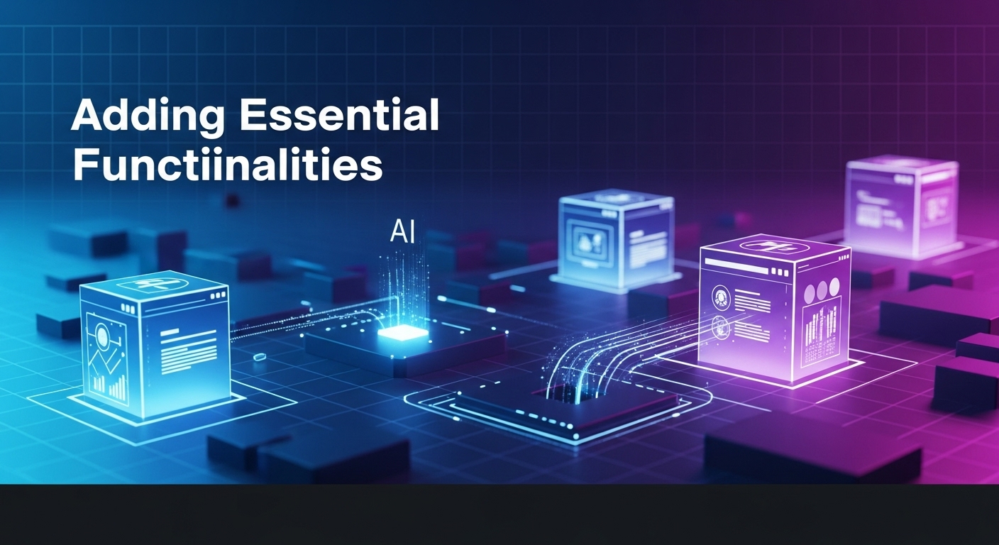 build a website with AI, AI website builder, no-code AI development, AI for SEO, automated web design 2025

