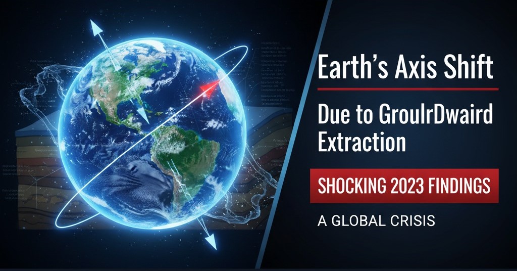 Earth’s Axis Shift Due to Groundwater Extraction: Shocking 2023 Findings