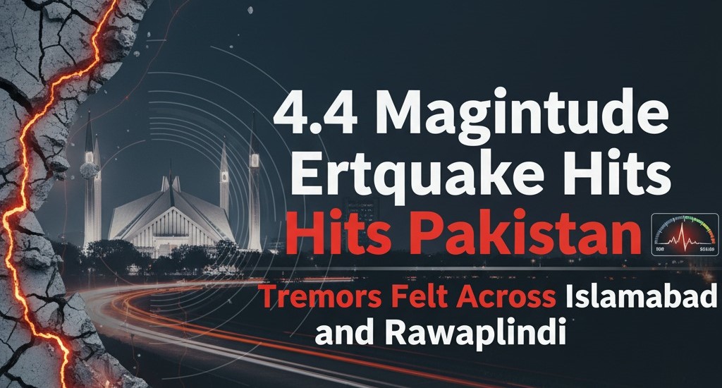 4.4 Magnitude Earthquake Hits Pakistan: Tremors Felt Across Islamabad and Rawalpindi