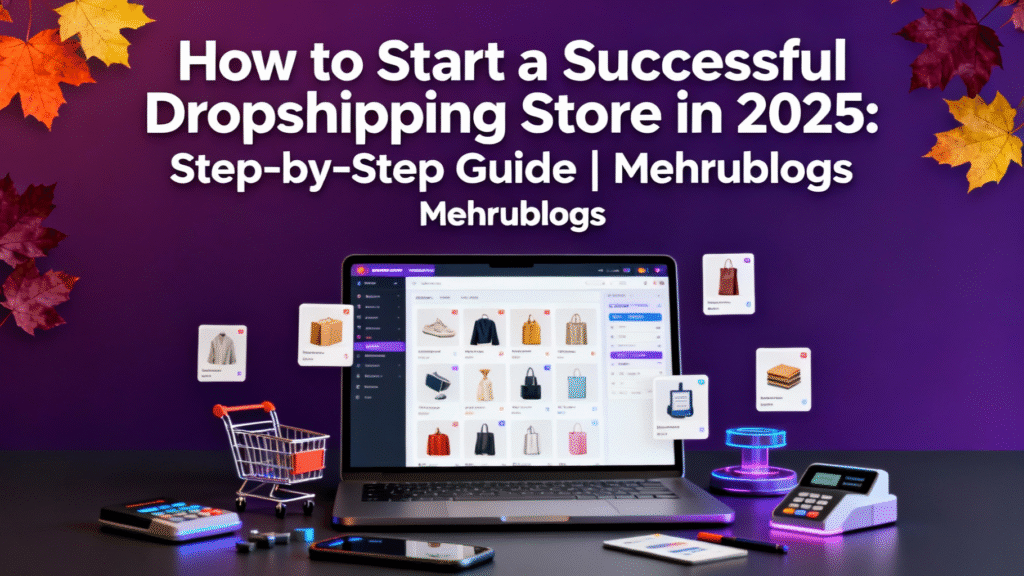 How to Start a Successful Dropshipping Store in 2025: Step-by-Step Guide | Mehrublogs