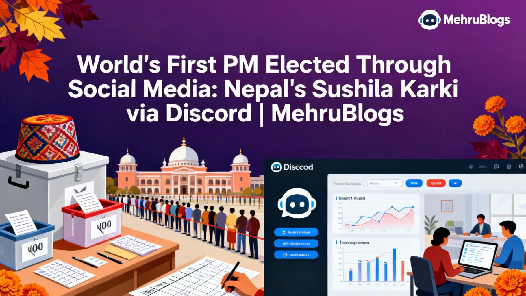 World's First PM Elected Through Social Media: Nepal's Sushila Karki via Discord 2 social media election, Nepal PM elected via Discord, Sushila Karki Nepal, Gen Z protests Nepal, anti-corruption movement Nepal