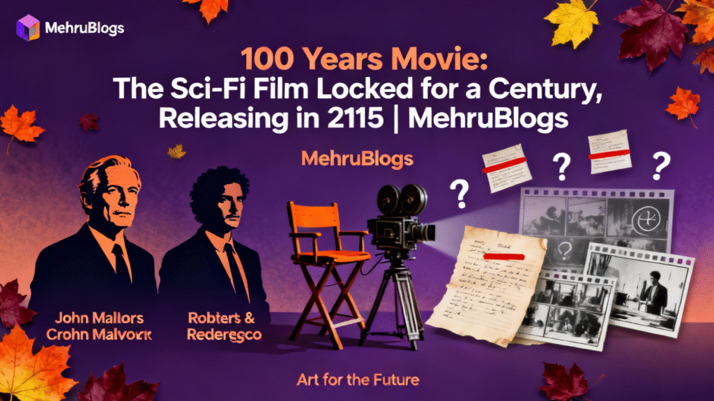 100 Years movie, sci-fi film 2115, Rémy Martin Cognac Louis XIII, John Malkovich movie, century-locked film