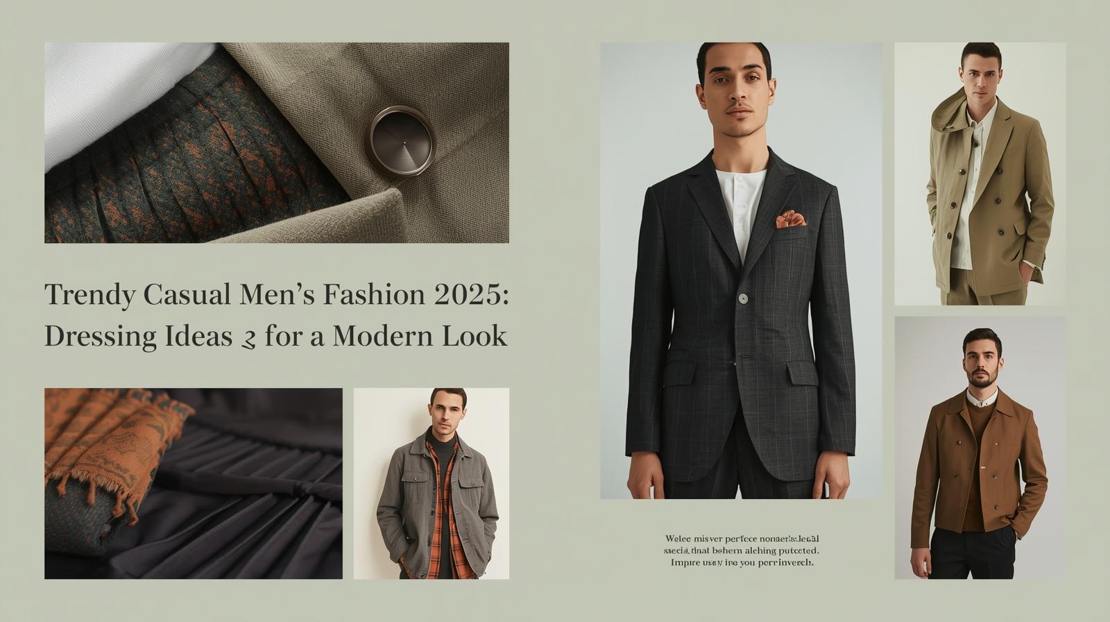 Trendy Casual Men’s Fashion 2025