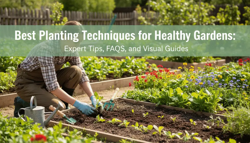 Best Planting Techniques for Healthy Gardens